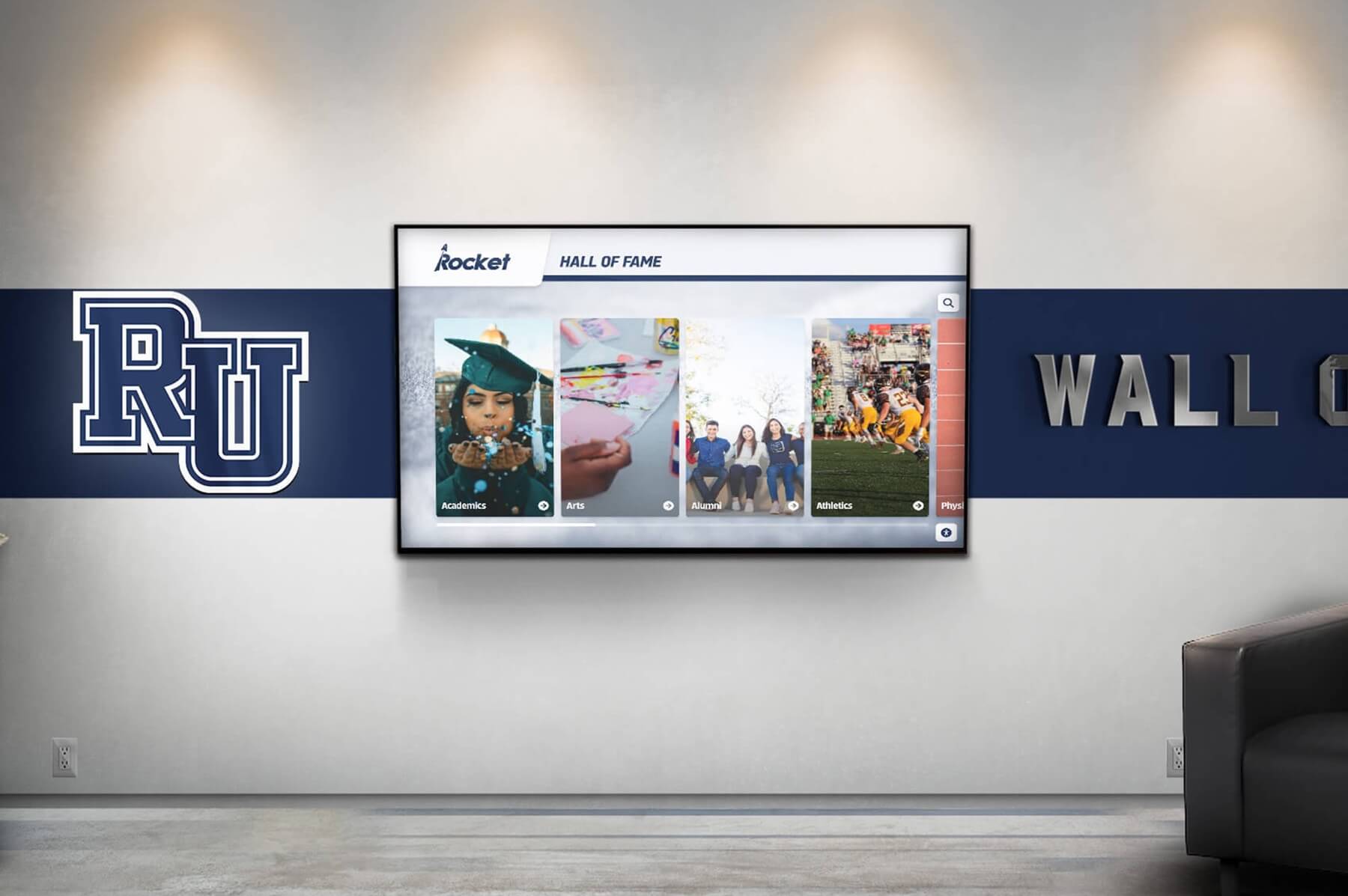 Rocket Alumni Solutions Touch Screen Community Solution