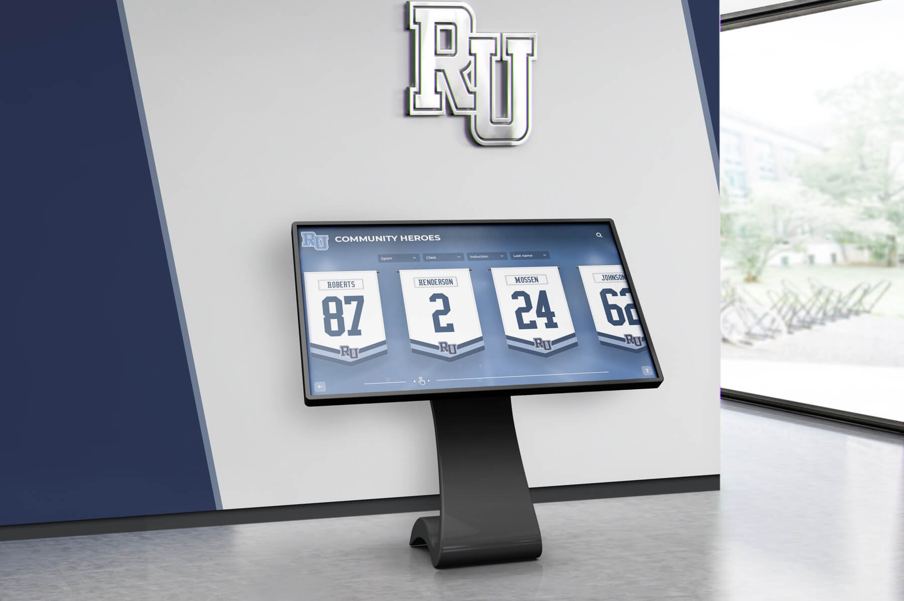Rocket Alumni Solutions Touch Kiosk Solution