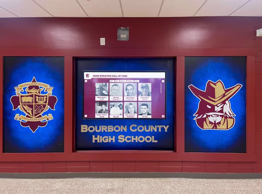 Rocket Alumni Solutions Custom Touchscreen Wall of Fame