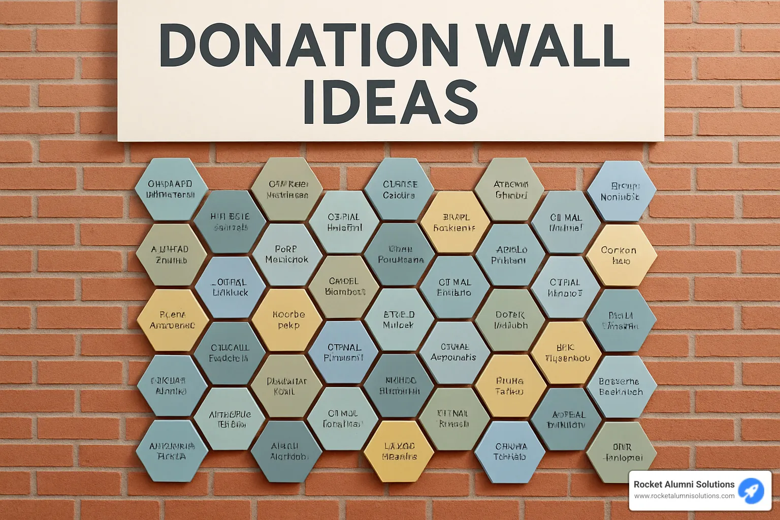 Digital donor wall showing interactive elements and donor stories - donation wall ideas