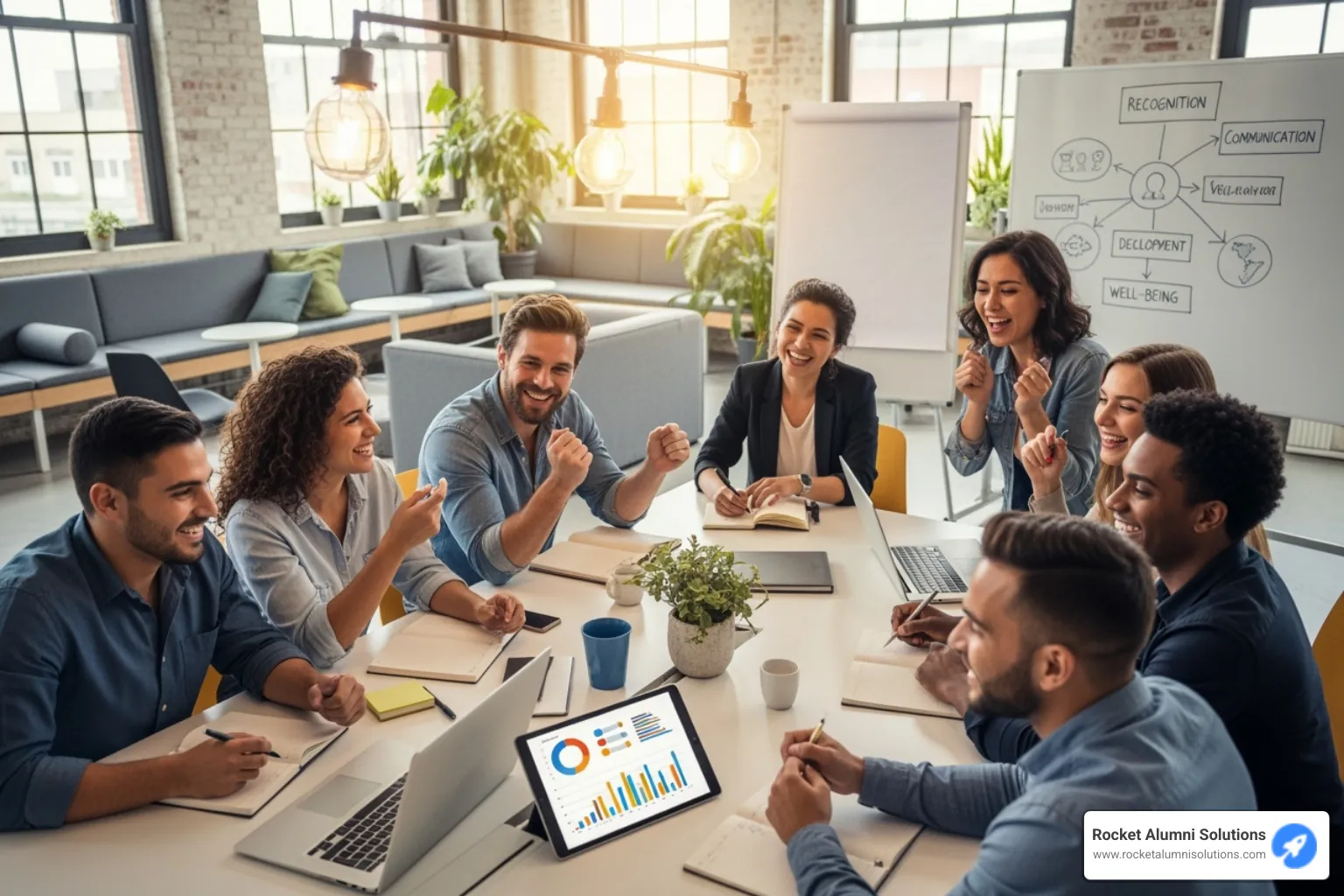 A strategic planning session with sticky notes on a whiteboard - employee engagement strategies A strategic planning session with sticky notes on a whiteboard - employee engagement strategies