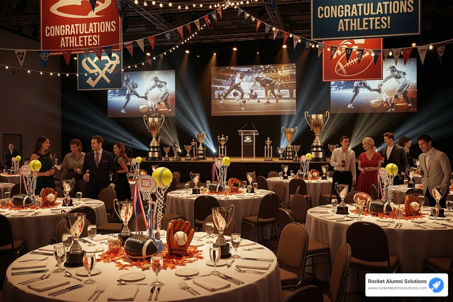 sports banquet decorations - award titles for athletes