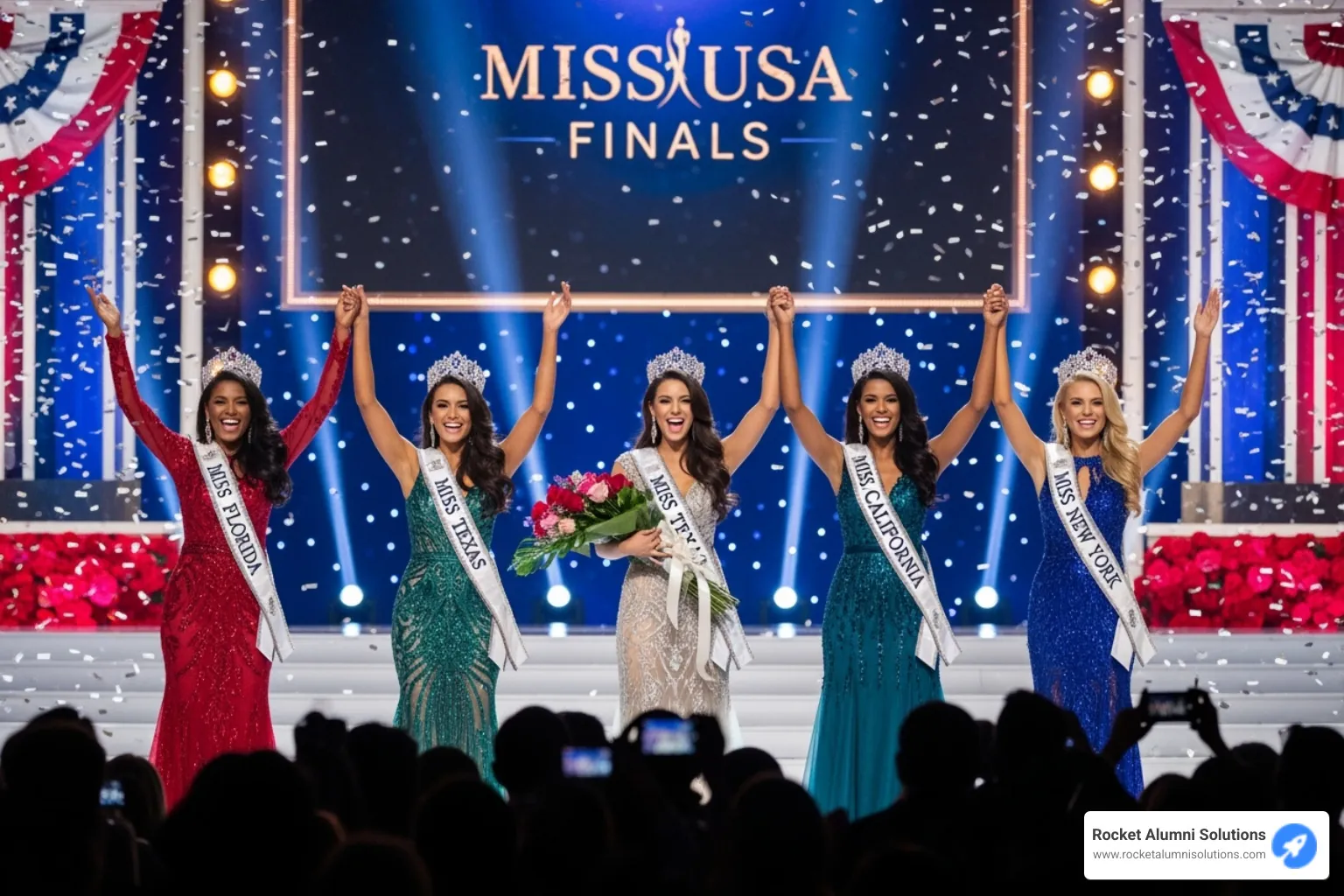 pageant contestants celebrating - pageant certificate of recognition