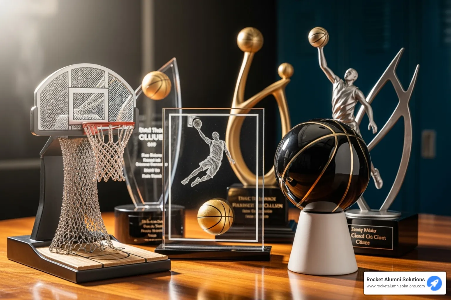 sleek touchscreen digital trophy case in a school hallway - basketball player awards ideas sleek touchscreen digital trophy case in a school hallway - basketball player awards ideas